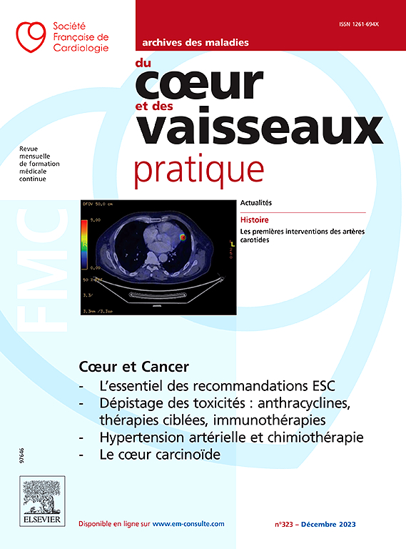 Go to journal home page - Archives des Maladies du Coeur et des Vaisseaux - Pratique